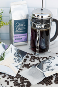Cold brew steep packs from SilverStream Coffee Roasters