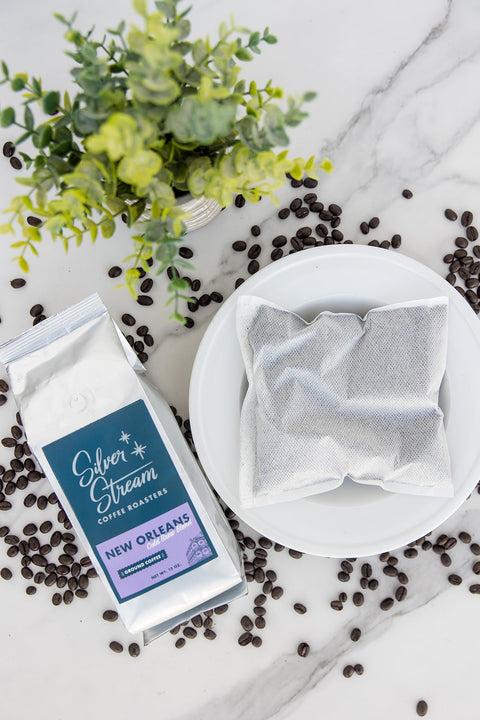 Smooth cold brew coffee made with SilverStream steep packs