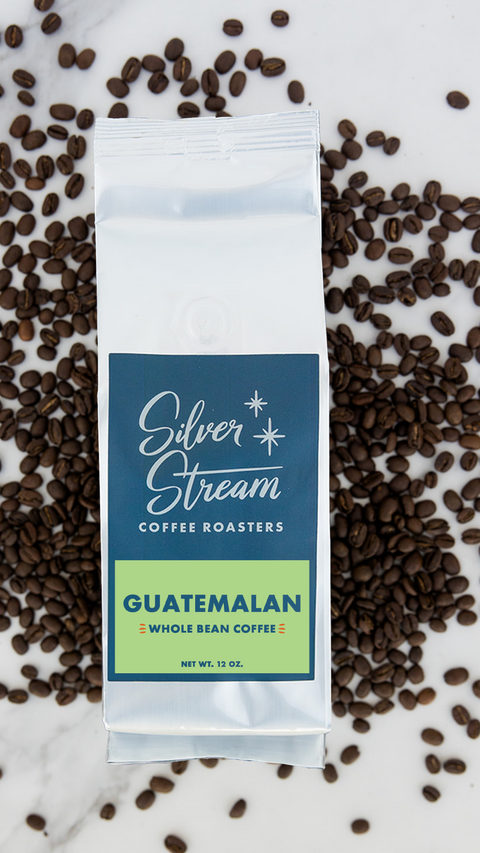 Guatemala Huehuetenango coffee bag from SilverStream Coffee Roasters